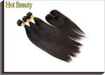 Silky Straight Grade 7A Brazilian Hair Weave / Virgin Hair Extensions