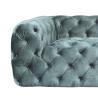 Buy cheap 190cm Length dark green Living Room Velvet Fabric Button Tufted Sofa from wholesalers