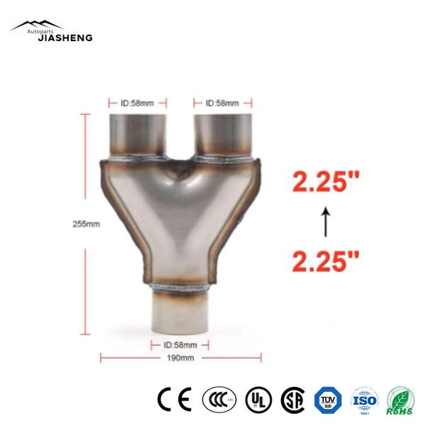 Y-Shaped Three-Way Exhaust Pipe Catalyst Car Engine Converter Suppliers