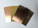 Custom Brass Bronze Copper Metal Business VIP Member Cards Brushed Finish
