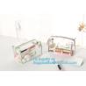 Buy cheap Travel Organizer Mini Cosmetics Clear Pvc Zipper Bag With Handles, vinyl pvc travel cosmetic packaging bag with zipper, from wholesalers