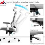 Metal Frame Executive Office Chair Comfortable Mesh Ergonomic PC Chair for Long