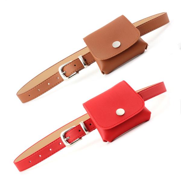 Buy cheap Small Pouch Pu Leather Belts Bag Waist Purse Removable from wholesalers