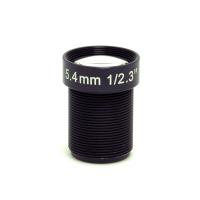 Buy cheap 5.4mm 1/2.3" F2.5 12MP 60Degrees S Mount 4K Low Distortion Lens product