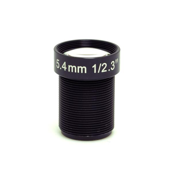 Quality 5.4mm 1/2.3" F2.5 12MP 60Degrees S Mount 4K Low Distortion Lens for sale