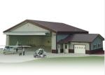 Topshaw 2020 Low Cost Steel Structure Prefabricated Commercial Hangar Buildings