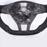 2022 New Racing Volkswagen Carbon Fiber Steering Wheel LED Black Leather Twill