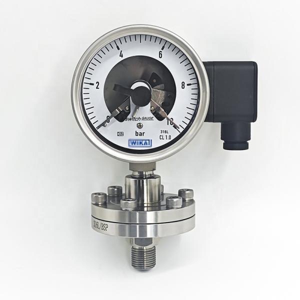 XINYI Stainless Steel Pressure Gauge Dial 100mm 160mm Electric Contact Pressure