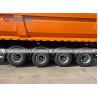Buy cheap 4 Axle U Shape Side Lifting Rear Tipping Trailer Dump Semi Trailer 30CBM 40ton 50 Ton from wholesalers