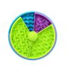 Buy cheap Anti Slip Pet Food Bowls Three Color Round Plate Slow Food For Dog And Cat from wholesalers