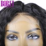 100% Virgin Human Hair 12-30 Inch Swiss Lace Closure Wig Water Wave 250% Density