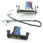 Copper Conductors OEM ODM RoHS Compliant LVDS Cable Assembly for 30 Pin 40 Pin