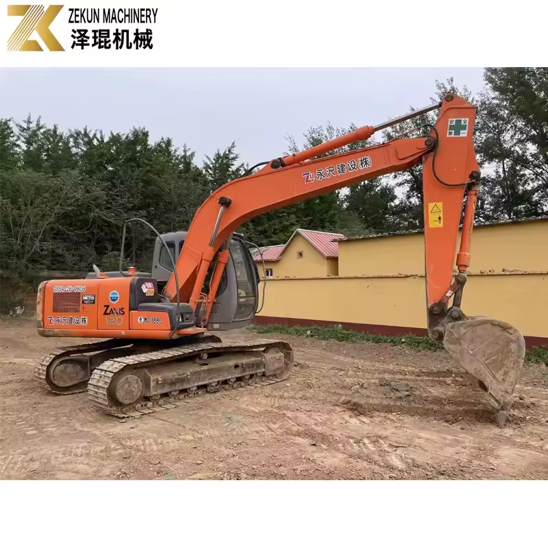 Used Hitachi XX 120 Retro Excavator Zasis 120 M-3 5 in with 6001-8000 Working Hours