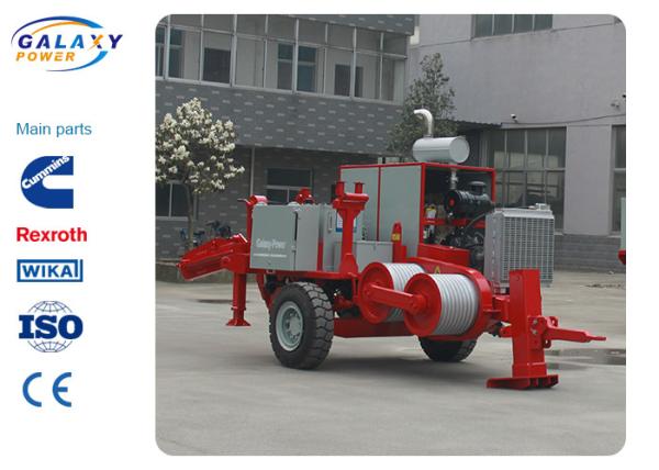 Buy cheap Diesel Transmission Line Equipment Cummins Engine 380kN Hydraulic Pulley from wholesalers