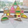 Buy cheap Kids 8.66in Wooden Rainbow Stacker Pastel Rainbow Stacking Toy from wholesalers
