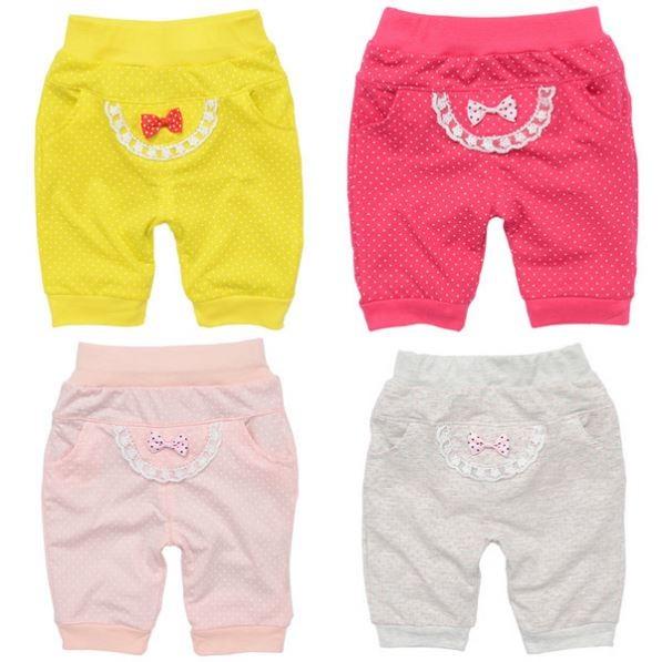 Buy cheap Lovely polka dot kids girl's harem three-quarter pants 3/4 pants from wholesalers