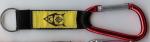 Polyester Lanyard Key Chain / Carabiner With Strap For Travel Agencies