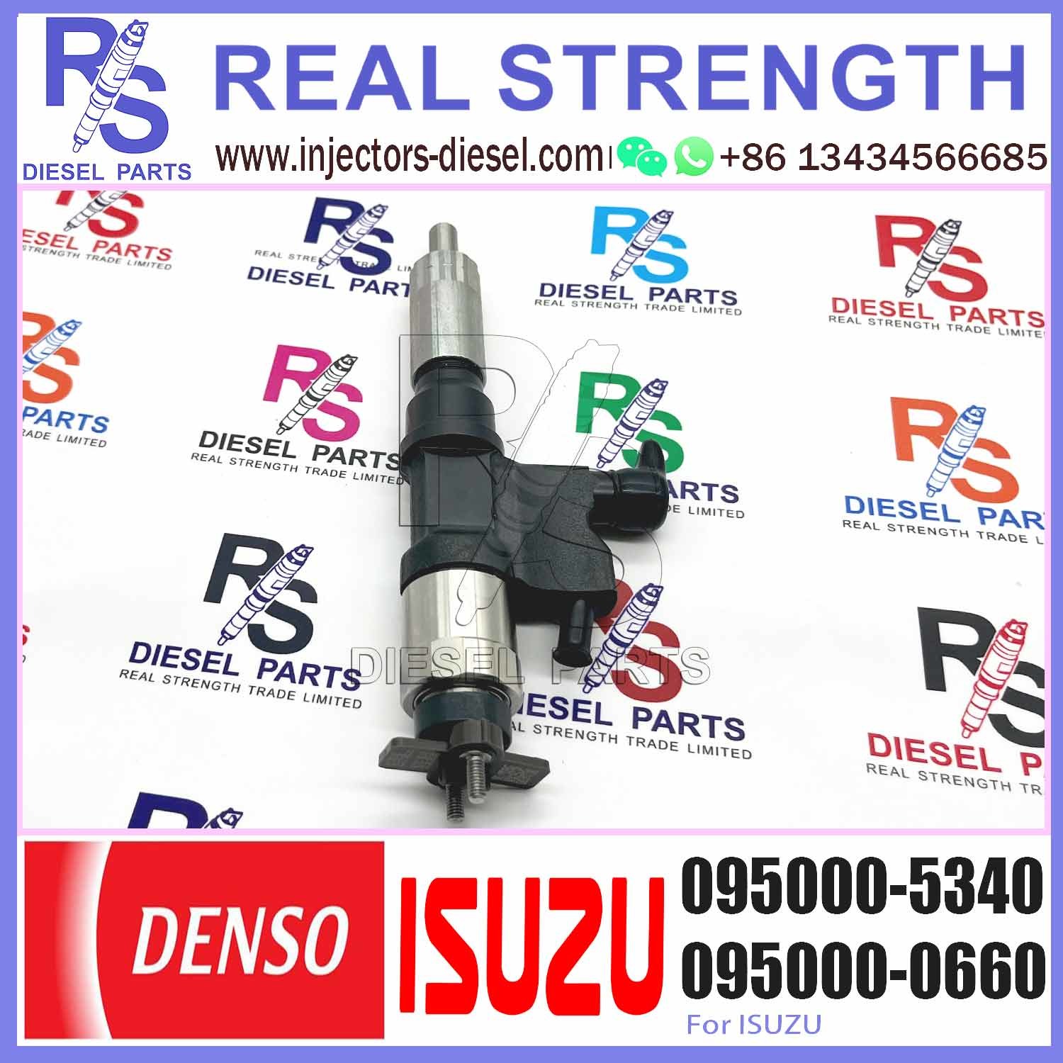 common rail fuel injector 095000-5340 for Isuzu 4HK1 6HK1 diesel engine