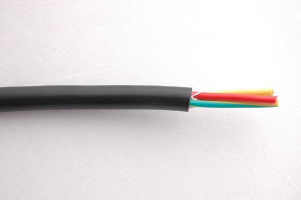 Buy cheap PVC Insulation Flexible Round Control Cable KVV 450/750V in black color from wholesalers