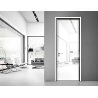 Buy cheap Aluminum frame white formica high gloss interior doors for bedroom product