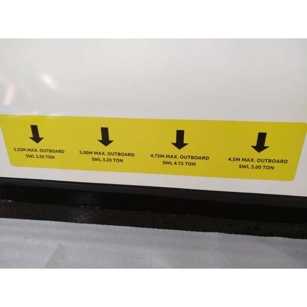 Quality Retractable Crane Loading Deck , 5000kg Material Lift Platform for sale