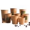 Buy cheap 3-22oz Disposable Single Wall Kraft Paper Cup For Coffee & Hot Drinks from wholesalers