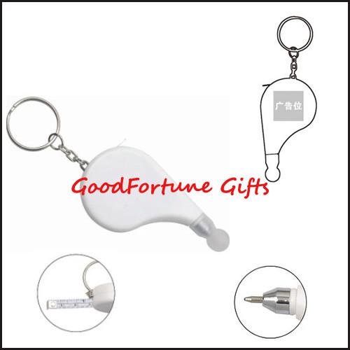 Buy cheap Tape Pen Keyrings printed logo gift from wholesalers