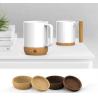 Buy cheap FDA BSCI Natural Cork Base Ceramic Mug Cork Bottom Antiscratch Coasters from wholesalers