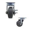 Buy cheap 75mm Soft Wheel Swivel Brake TPR Medium Duty Casters 176lbs Capacity from wholesalers