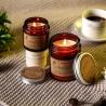 Buy cheap FDA Gift Aluminum Cover Dia 5cm 7.2cm Glass Candle Cup from wholesalers