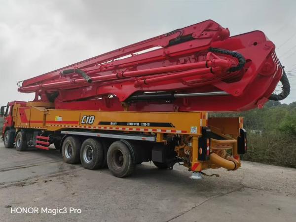 Buy cheap 70m SANY Rough Terrain Concrete Pump Trucks Lorry Heavy Duty Vehicle from wholesalers