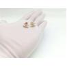 Buy cheap Logo Earrings in 18K White Gold Pave Diamonds Fashion Lady Jewelry Global Shipping from wholesalers