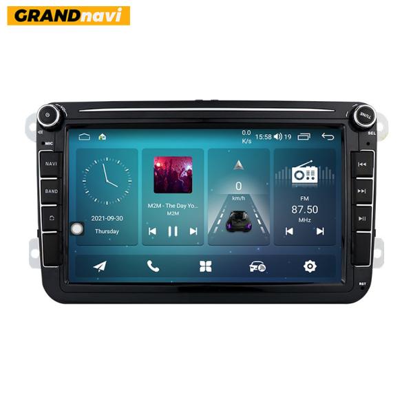 Android 10 2 Din Car Radio Built in Rearview Camera VW Volkswagen Multimedia