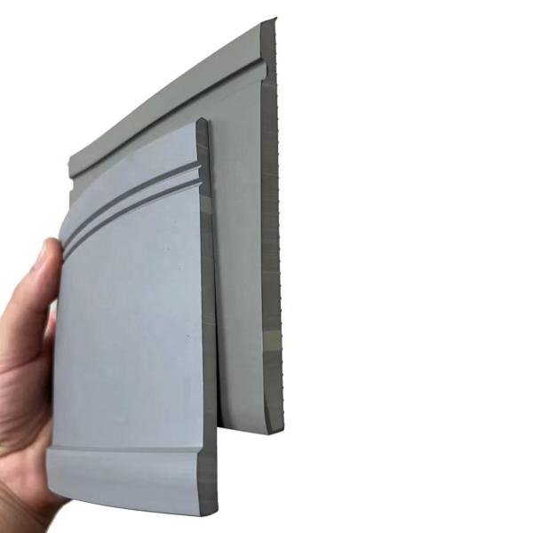 Buy cheap Scratch Resistant PVC Skirting Trim Molding for Flexible Vinyl Baseboard 4" 6" Height from wholesalers