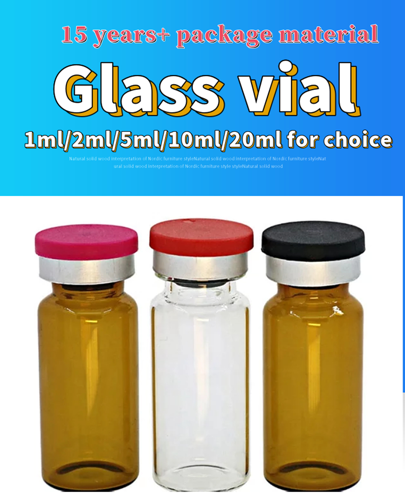 Transparent Sterile Glass Vials Borosilicate 10 Ml Serum Vials