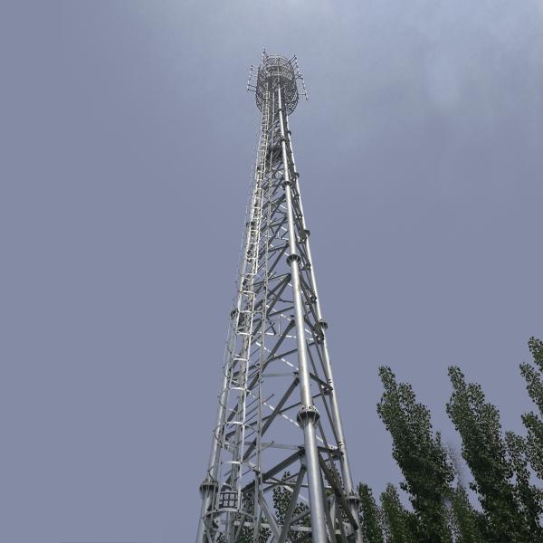 Buy cheap ISO9001 Tubular Angular Steel Pole 3 Legged Tower from wholesalers
