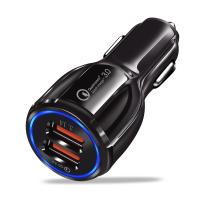 Buy cheap Black USB Car Charger MP3 Player Dual USB FM Transmitter High Frequency product