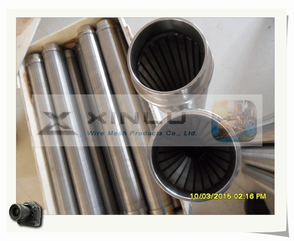 Wedge Wire Screen Tube / johnson screen pipe / spiral screen pipe / dewatering well screen / v wire strainer pipe /filte