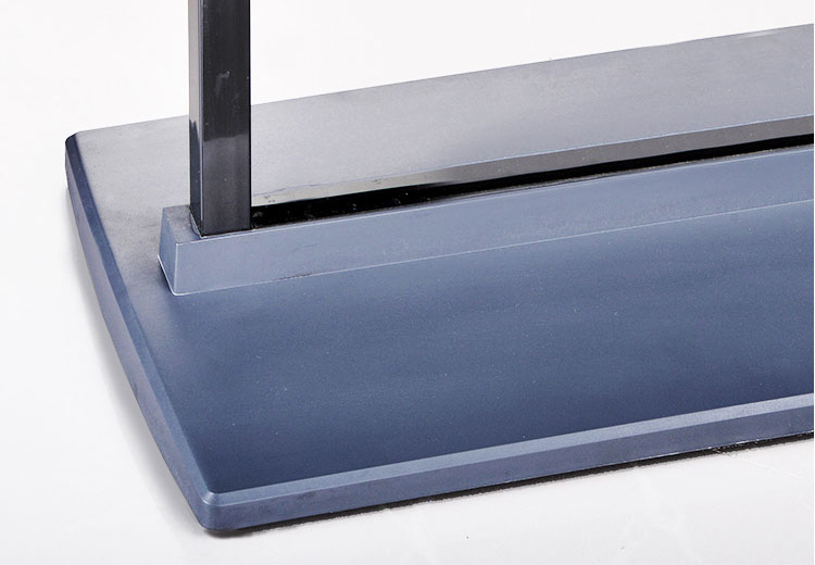 Zig Zag Detachable Information Display Stand 460X350mm Aluminum Profile