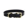 Buy cheap Handmade Stitching Dog Training Collar Copper Hardware First Layer Cowhide Collar Leather Dog Collar from wholesalers