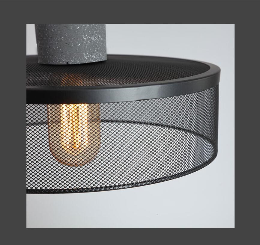 Industrial Pendant Lights Interior Iron Lampshade Bar Table living room Cement Pendant Lights(WH-VP-181)