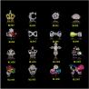 Buy cheap Womens Zircon Alloy Bow 3D Nail Art Tips Stickers Decoration Jewelry ML992-1007 from wholesalers