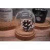 Buy cheap ODM Dampproof Mini Glass Bottle Corks Glass Base Dome 2.5*2.2IN Groove Line from wholesalers