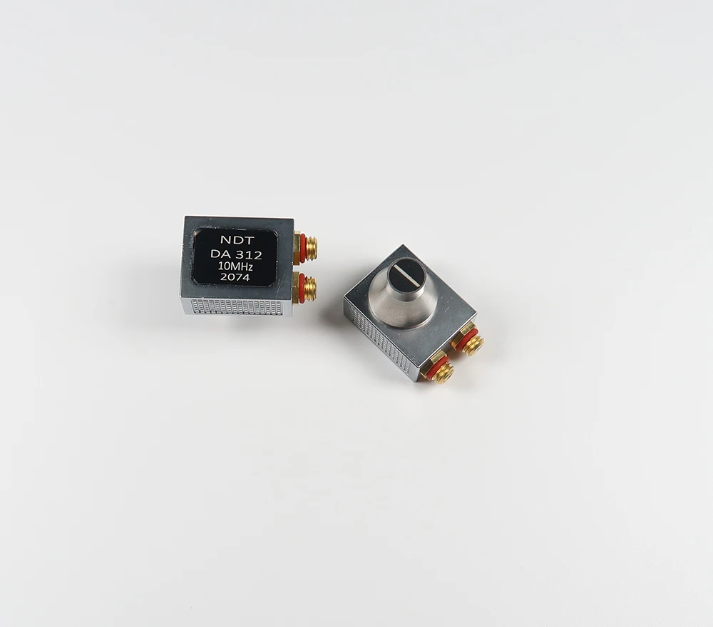 Ultrasonic Transducer For DMS GO GE DA312 Compatible 10Mhz UT Probe Cable Ultrasonic Thickness Gauge