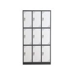 Personal Three Line 9 Doors Outdoor Metal Staff Lockers