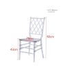 Buy cheap Acrylic Decorating Wedding Plastic Chairs For Dining / Hotel / Hall from wholesalers