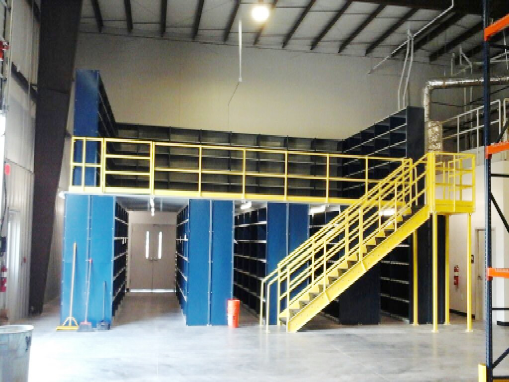 Multi Level Design Warehouse Storage Steel Q235B Mezzanine Flooring Racking Systems