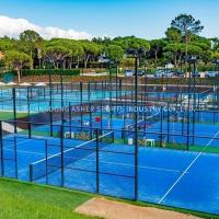 Buy cheap Visible Padel LED Tennis Court Wheelchair Accessible With Artificial Grass product
