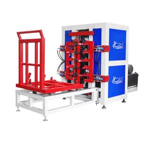 China IBC Cage Frame Locking Machine For Locking The Ends Of The Tube Frame on sale