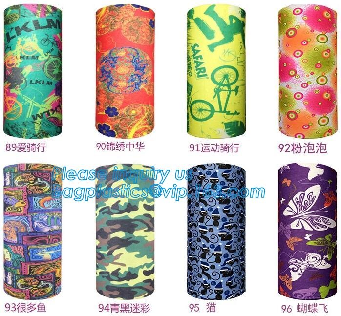 Hot sale fashion design printing multifunctional custom cheap 100% cotton bandana,microfiber plain custom made bandana